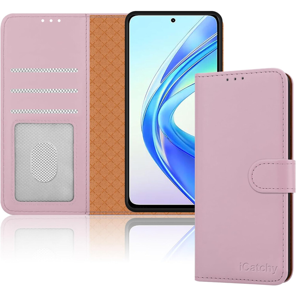 (Rose Gold) Honor X7b Case, Rfid Blocking Wallet Phone Cover Not,Specified 5056298096749