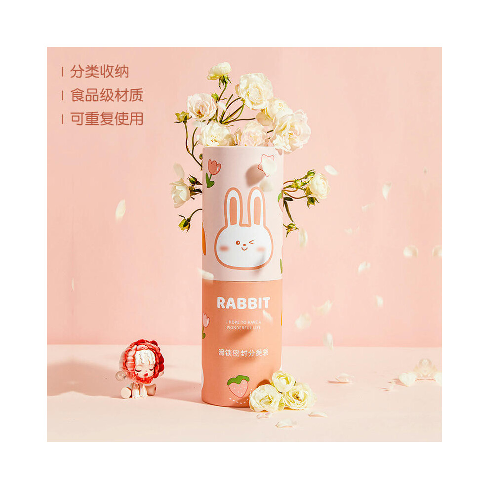 (Pink rabbit, The bag is 26.5*32cm (10)) Wednested By The Birth Bag To Collect Bags, Sealed Bags,  Clothes Specialized Mother And Child Admission Baby