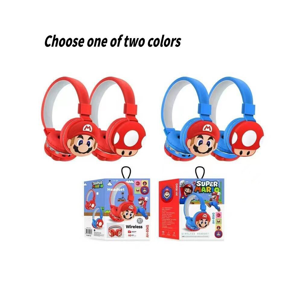 (Super Mario Bros) Kuromi Super Mario Bros Mouse  Fashionable Wireless Bluetooth Headset-image-OPC-PDSB66G-NEW