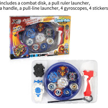 (Blue) Bayblade Burst Beyblade Set Arena Metal Fight Battle Launcher Childrens Toys