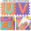 36 Pcs Soft Eva Foam Mat Learning Alphabet Number Puzzle For Baby 2
