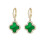 Four-leaf Clover Ear Hook Earrings,stylish 1