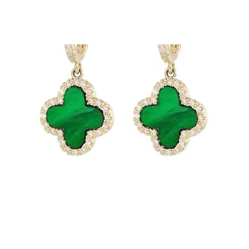 Four-leaf Clover Ear Hook Earrings,stylish 2