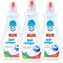 NUK Baby Bottle Cleanser 500 Ml Ideal for Cleaning Baby Bottles Teats & Accessories Fragrance Free Ph Neutral 3 Count