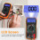 Beizkna Digital Multimeter Voltmeter Battery Voltage Multi Tester AC DC Volt OHM Amp Current Meter Continuity Circuit Resistance Diode Ammeter tester 2
