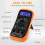 Beizkna Digital Multimeter Voltmeter Battery Voltage Multi Tester AC DC Volt OHM Amp Current Meter Continuity Circuit Resistance Diode Ammeter tester 7
