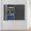 Living And Home 2 Doors Black Metal Wall Mounted Key Lockable Pegboard Tool Cabinet 3