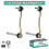 FRONT LEFT & RIGHT STABILISER ANTI ROLL BAR DROP LINKS FOR CITROEN C5 MK3, C6 1