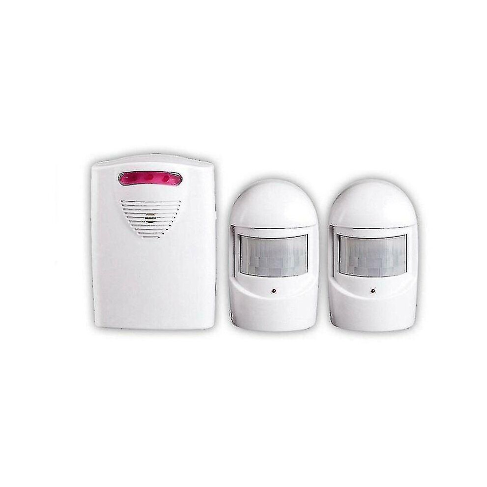 Security Alarm Systems, 1 Receiver And 2 Weatherproof Pir Motion Detectors For Yard/garage/barn,wireless Siren Kit For Port And Window Security Protec