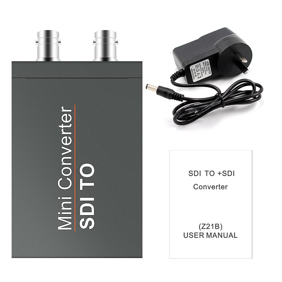 (Uk) Z21b Mini Sdi Converter Sdi To Hdmi-Compatible Adapter Auto Format Detection 6909589506023