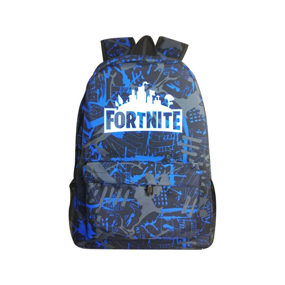 (B) Fortnite Backpack Printed School Bag Boys Girls Laptop Bag