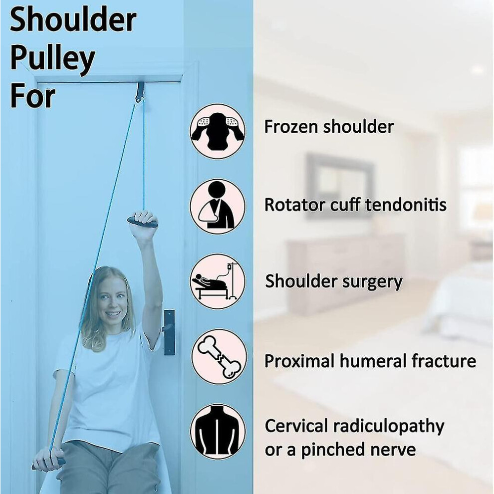 Shoulder Therapy Exercise Pulley System, Slim Shoulder Pulley For Shoulder Physical Therapy, Alleviate Shoulder Pain