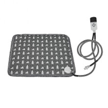 Dog Adjustable Electric Heating Pad Waterproof Pet Heating Bed Mat With Timer Electric Blanket Pet