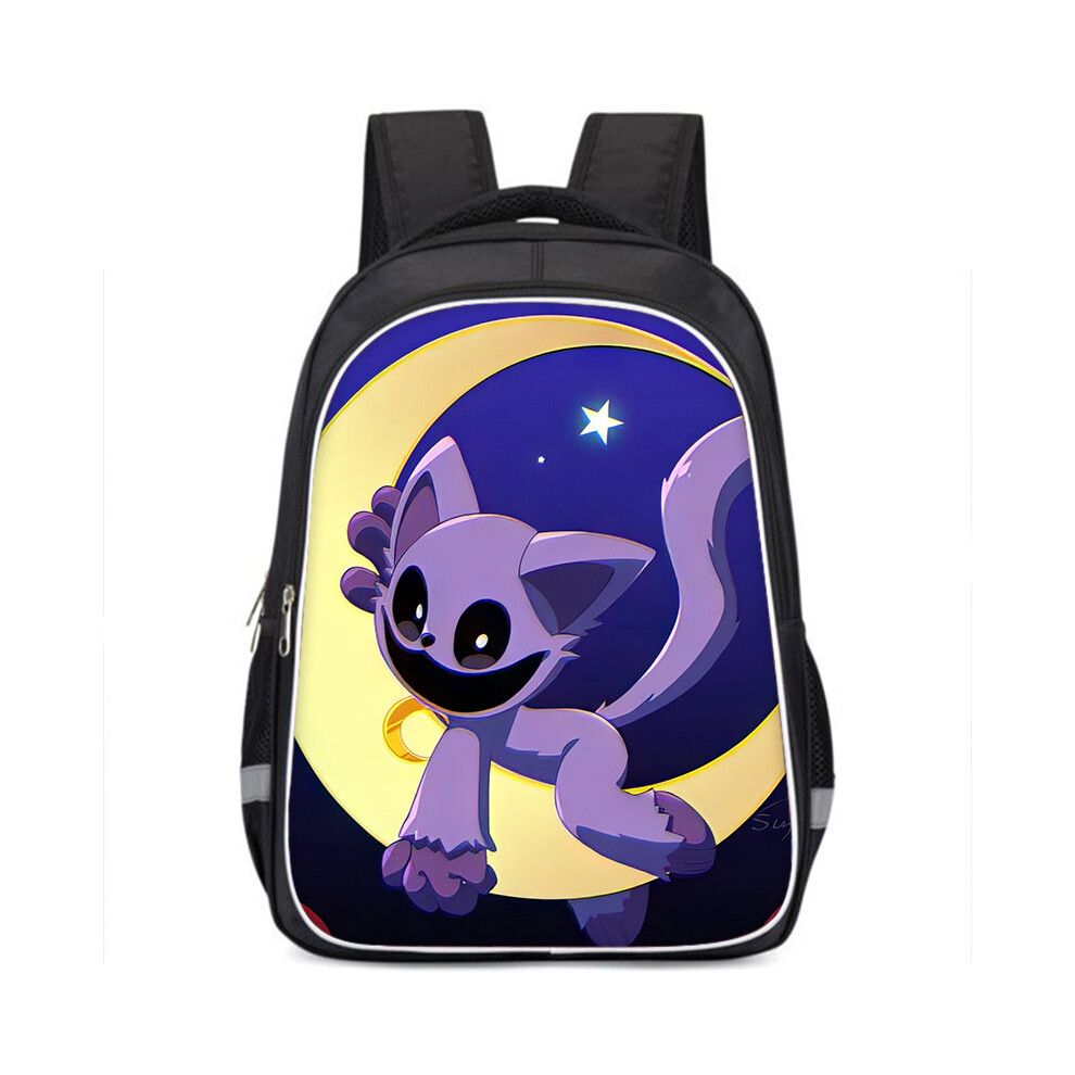 (A18) Smiling Critters Kids Backpack Catnap Dogyday School Bag