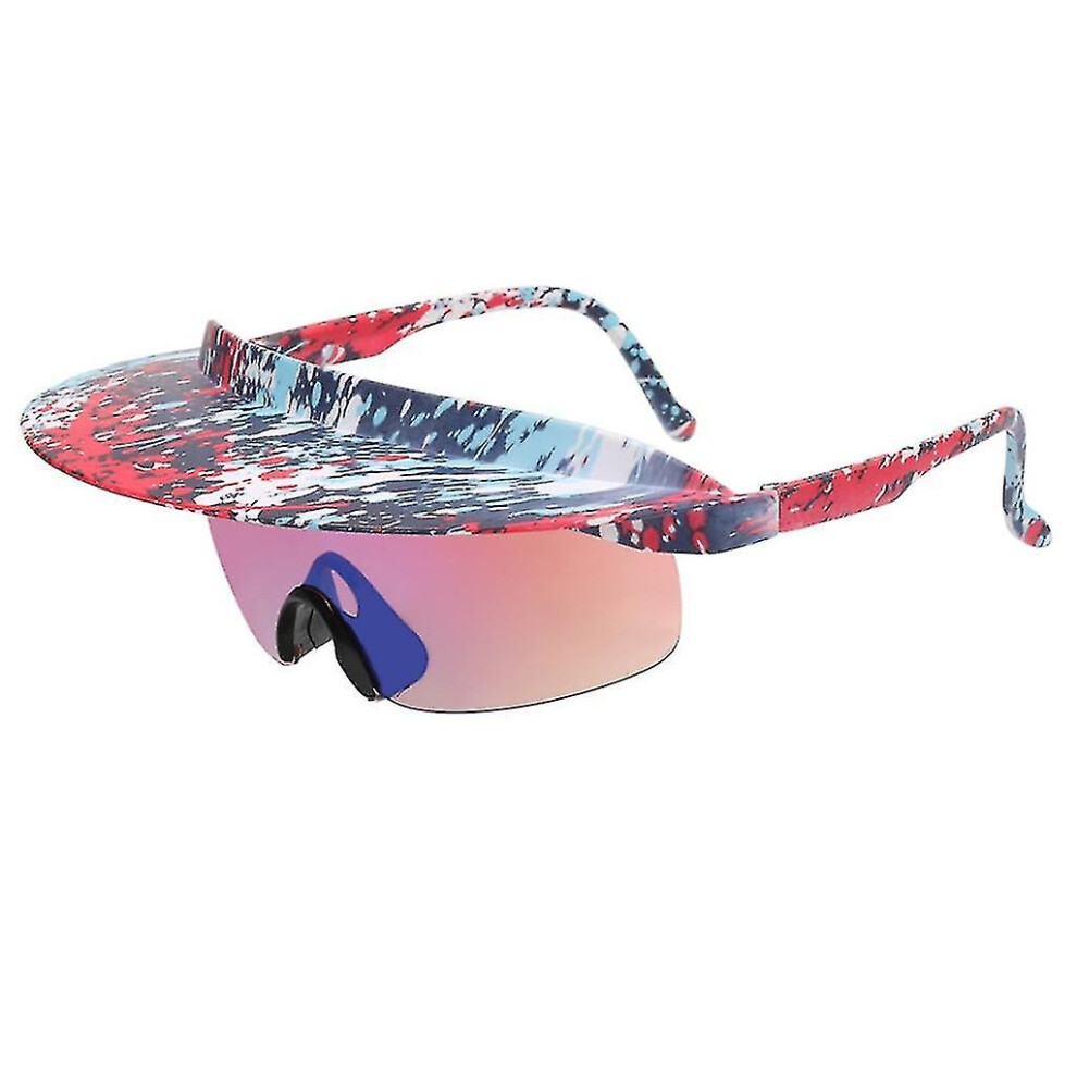(5) Visor Shade Sunglasses Cycling Sunglasses Sunglasses With Visor Windproof