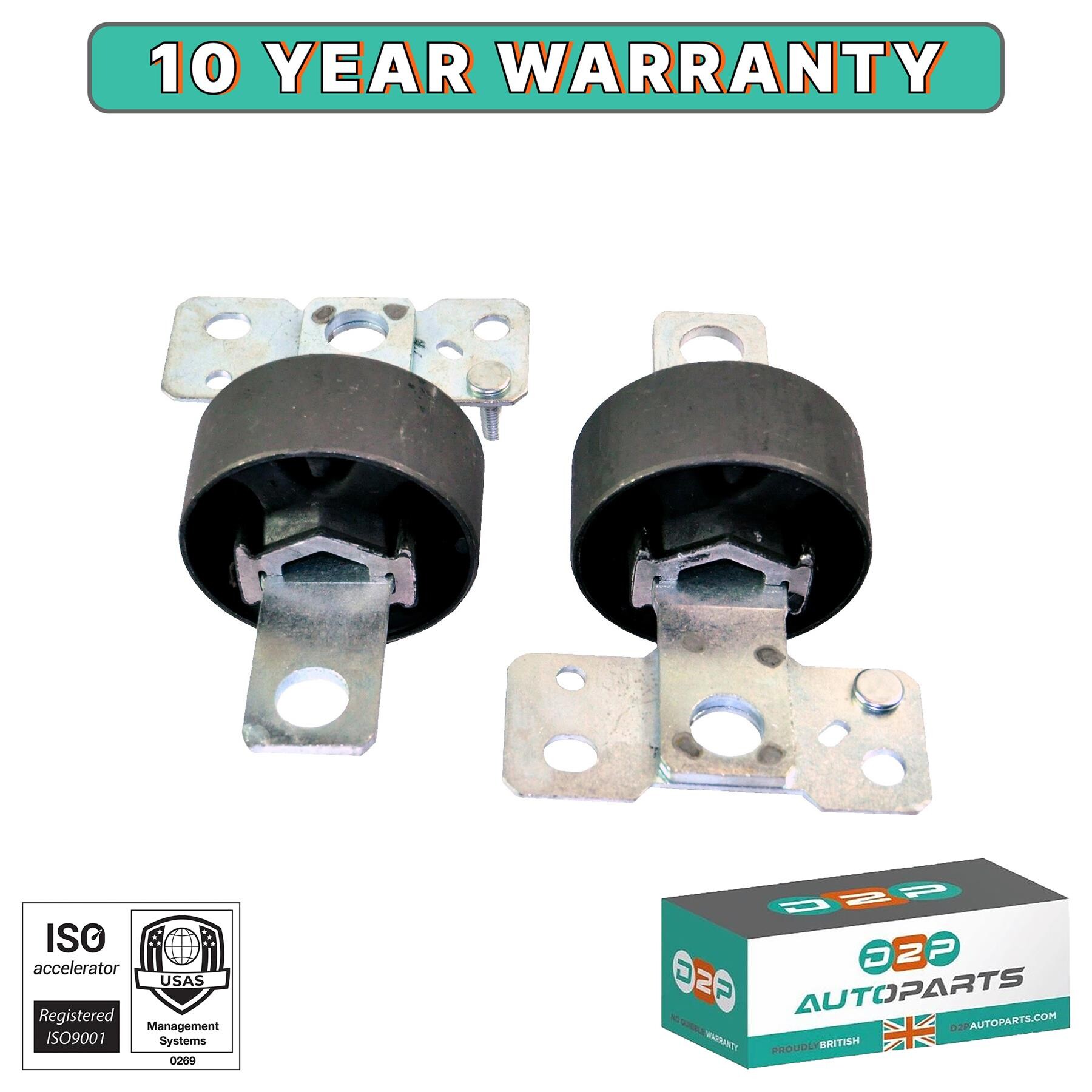 2x REAR TRAILING ARM/CONTROL ARM BUSHES FOR FORD MONDEO MK4 SMAX