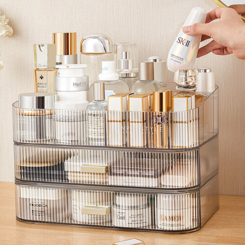 Living And Home Clear Makeup Organizer Cosmetic Skin Care Storage 1