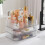 Living And Home Clear Makeup Organizer Cosmetic Skin Care Storage 1