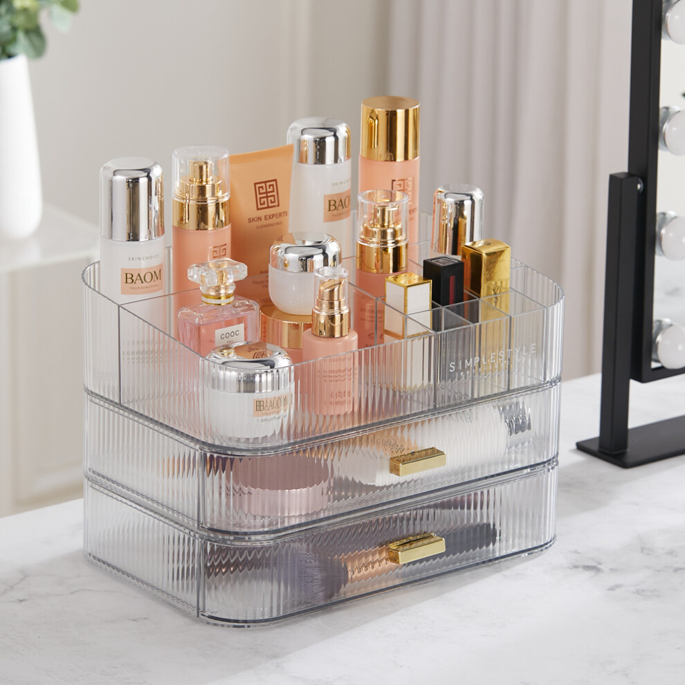 Clear Makeup Organizer Cosmetic Skin Care Storage
