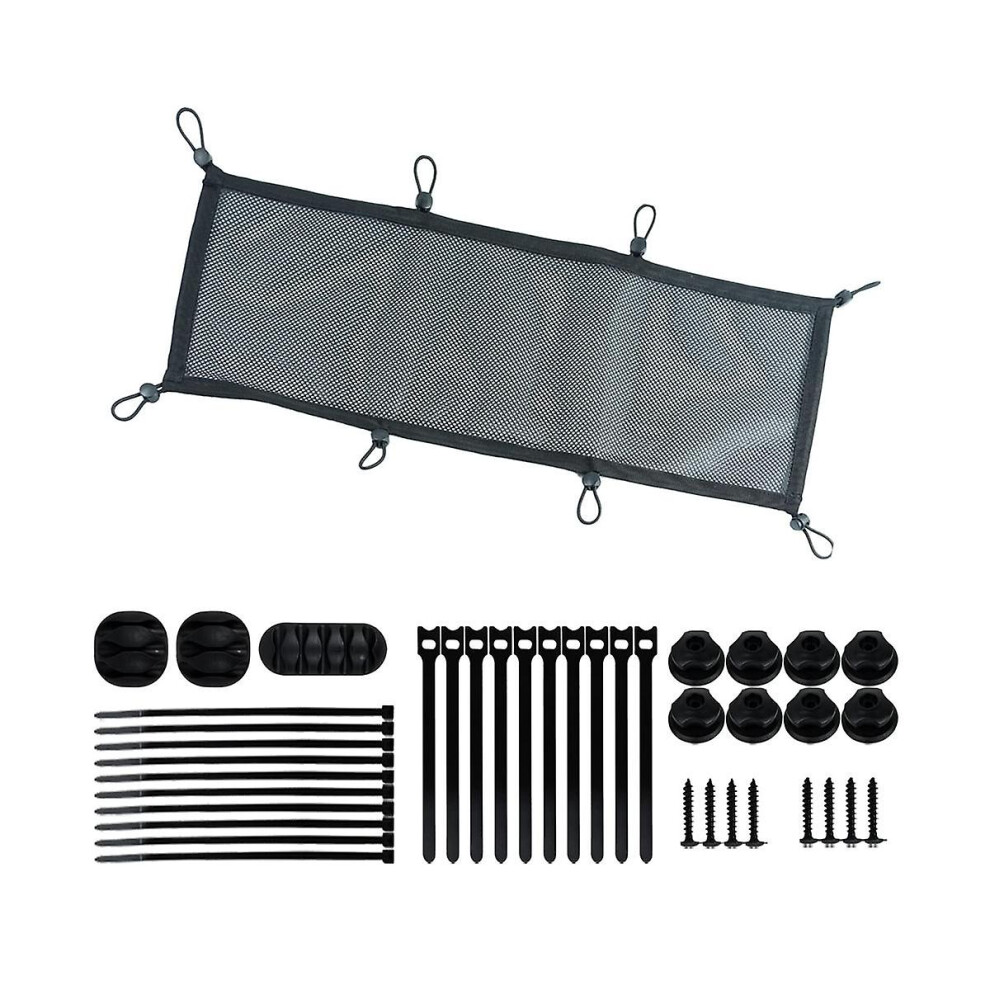 Cable Management Net Under Desk, Extra Cable Net, Flexible Privacy Mesh Cable Management Net, Under 6956163485816