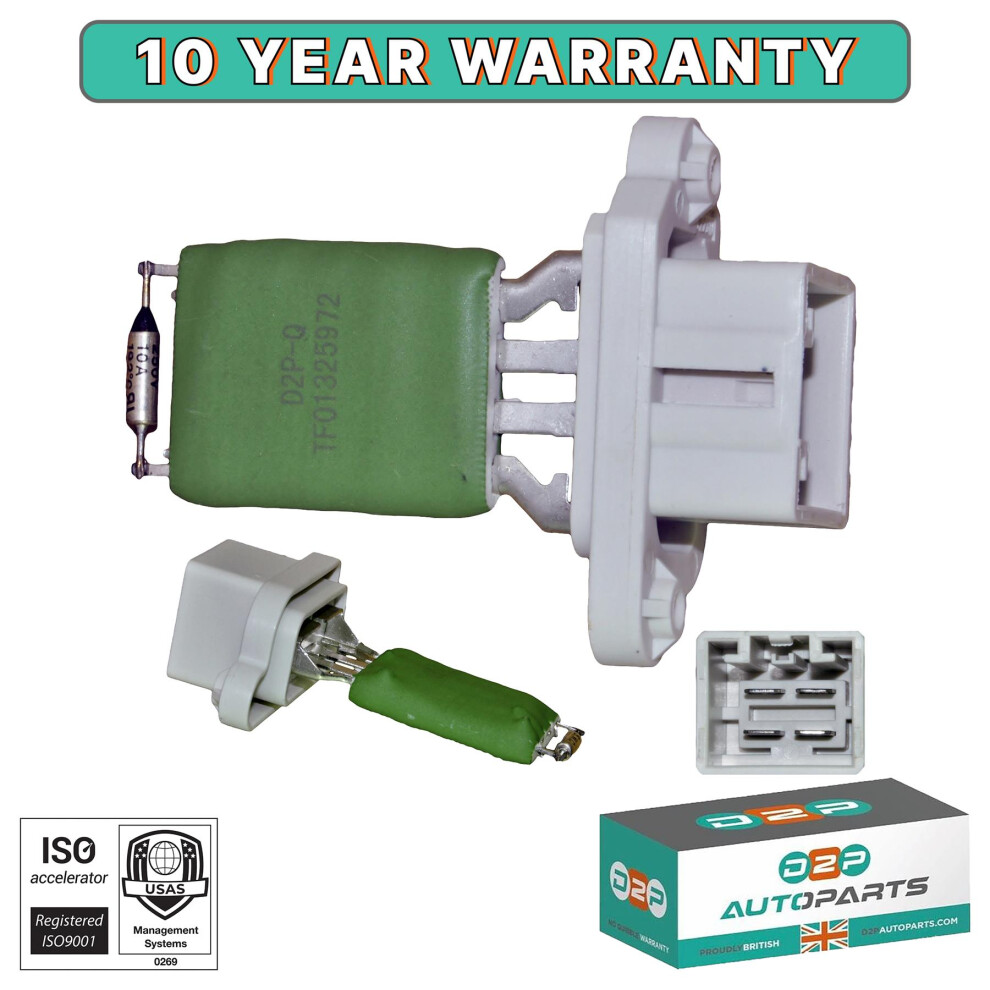 Heater Blower Fan Resistor For Ford Fiesta Mk6 Mk7 2001-2018 5056167412557