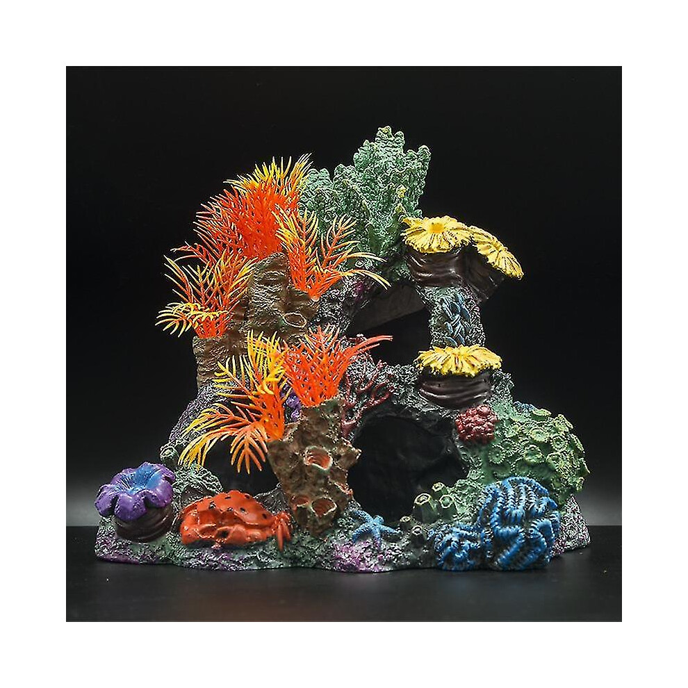 Aquarium Decoration Fishtank Landscaping Artificial Reef Ornaments Fish Shelter Aquascape Coral