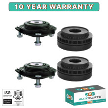 FRONT SUSPENSION TOP STRUT MOUNTS & BEARINGS PAIR FOR FORD FIESTA MK5 MK6 2002 -2008