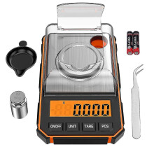 Mini Precision Scale, [50g 0.001g] Digital Pocket Scale With 50g Calibration Weight And