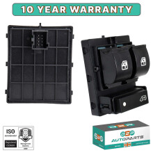 FRONT RIGHT ELECTRIC WINDOW SWITCH BUTTON FOR VAUXHALL COMBO MK3 6490X9