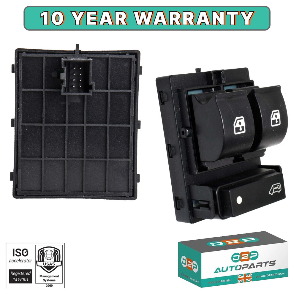 Front Right Electric Window Switch Button For Peugeot, Citroen & Fiat. 5056167411635