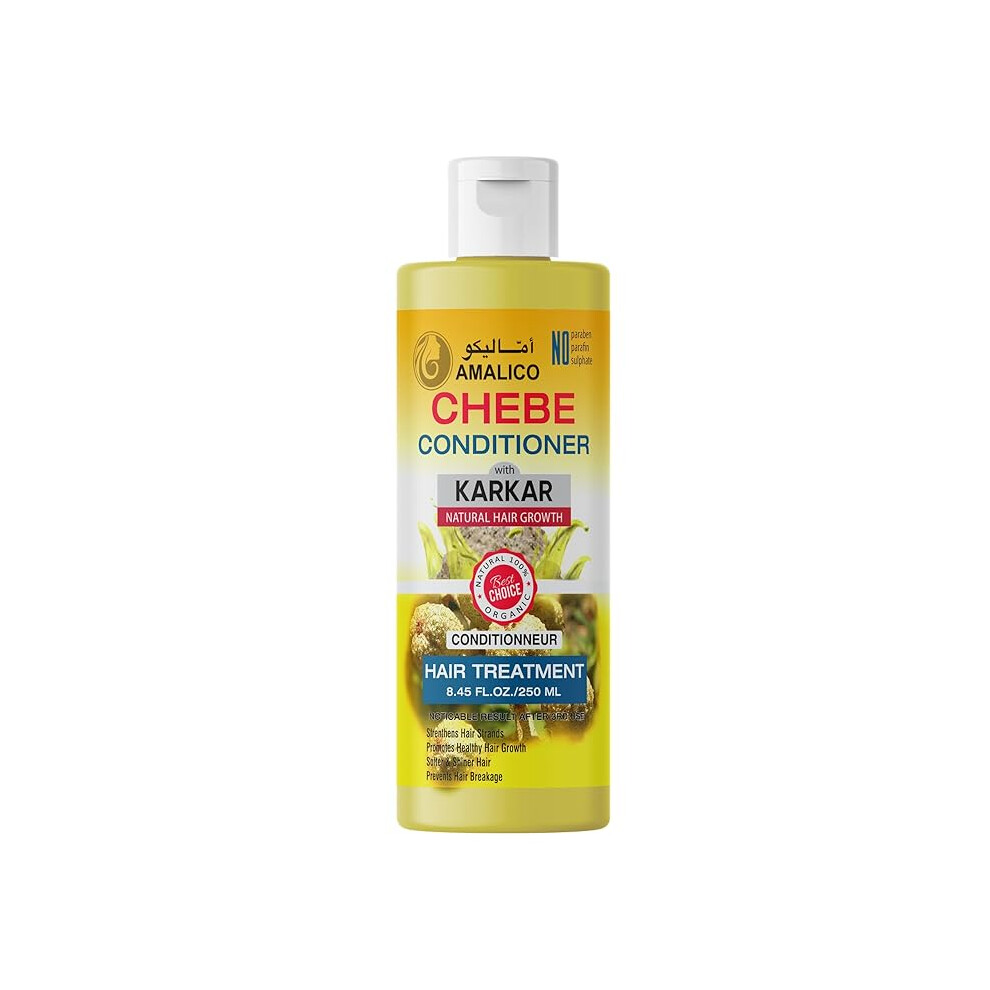 Chebe Powder Conditioner for Hair Growth with Karkar Oil  for Hair Growth and Karkar Oil Hair Conditioner - 250 ML