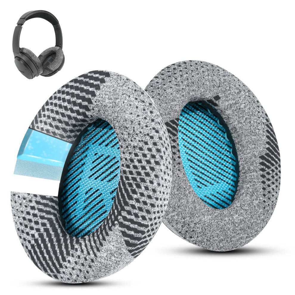 Cooling-Gel Quietcomfort 35 / Qc 35Ii Replacement Ear Pads For Bose Headphones, Compatible With Bose Qc45 Qc35 Qc25 Qc2 757876398372