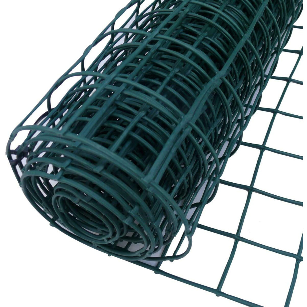 Foglish Green Plastic Garden Fencing Mesh Netting Climbing Plants Vegetables Pets 5M X 0.5M X 50Mm 7625933367315