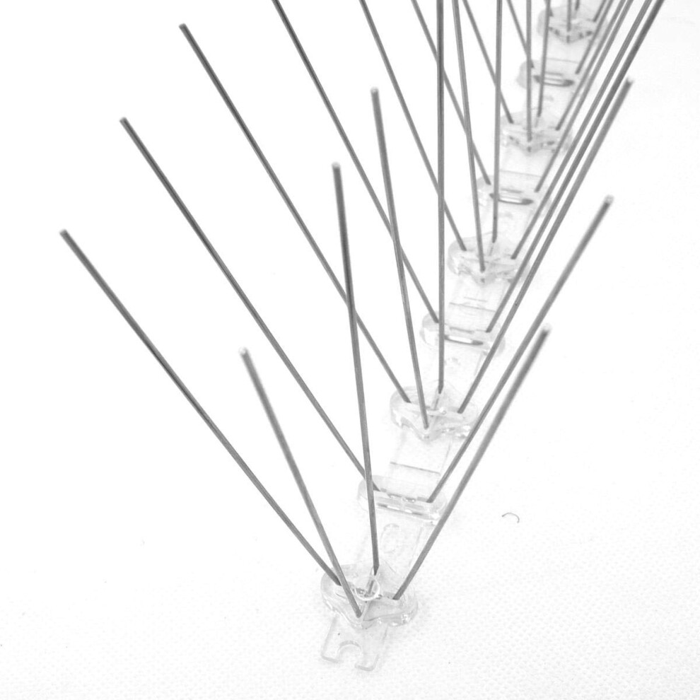 Stainless Steel Bird Spikes For Pigeons 3 Meters, Durable Pigeon Repellent, Great Deterrent For Birds, Crows And 5060524765477