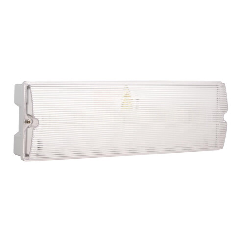 IP65 3W Emergency LED Bulkhead Self Test with Legend Set 1