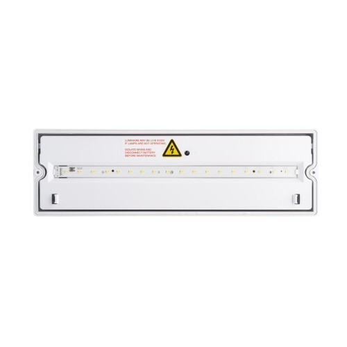 IP65 3W Emergency LED Bulkhead Self Test with Legend Set 2