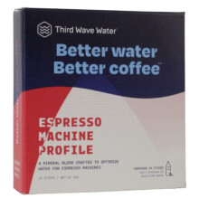 Mineral Enhanced Flavor Optimizing Espresso Machine Water, Espresso Profile 2 Liter 20 Sticks
