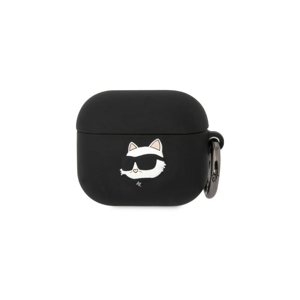 Karl Lagerfeld Silicone Cover for AirPods 3 Black - KLA3RUNCHK