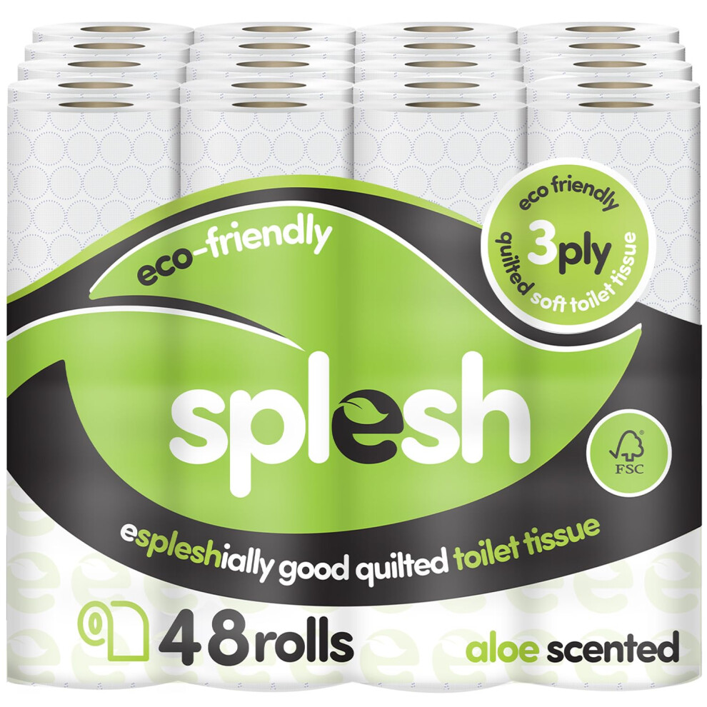 Splesh by Cusheen Toilet Roll Bulk Buy (48 Pack)