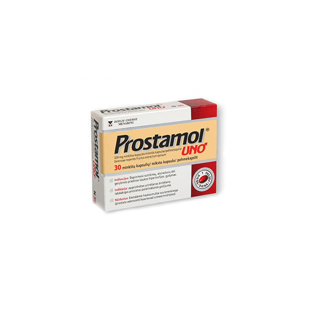 Berlin Chemie Menarinibaltic Prostamol Uno 30 Tablets By Berlin-Chemie