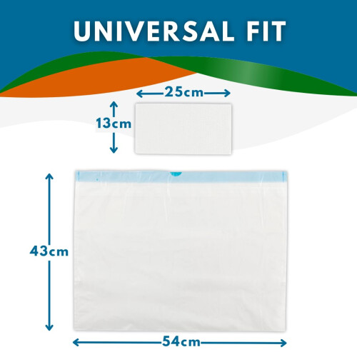 Commode Liners with Absorbent Pad Pack of 40 | Commode Liners Bags Super Absorbent Disposable | For Commodes, Bed Pans, 2