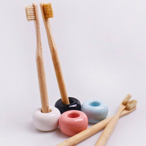 - Natural Boar Bristle Bamboo Toothbrush - Compostable and Biodegradable 2