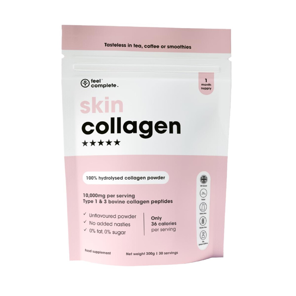 Skin Collagen Supports youthful skin, hair, nails & joints 300g Powder No Sugar - Image 7