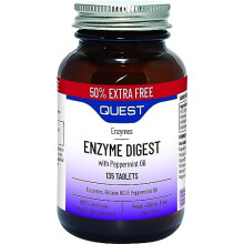 Enzyme Digest with Peppermint Oil 90+45 Tablets. Potent Blend for Enhanced Nutrient Absorption & Comfort! (2 Pack)