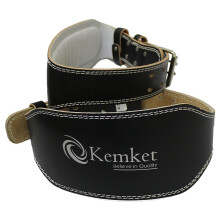 Gym Weight Lifting Leather Belt Back Lumbar Support 4 inch Wide