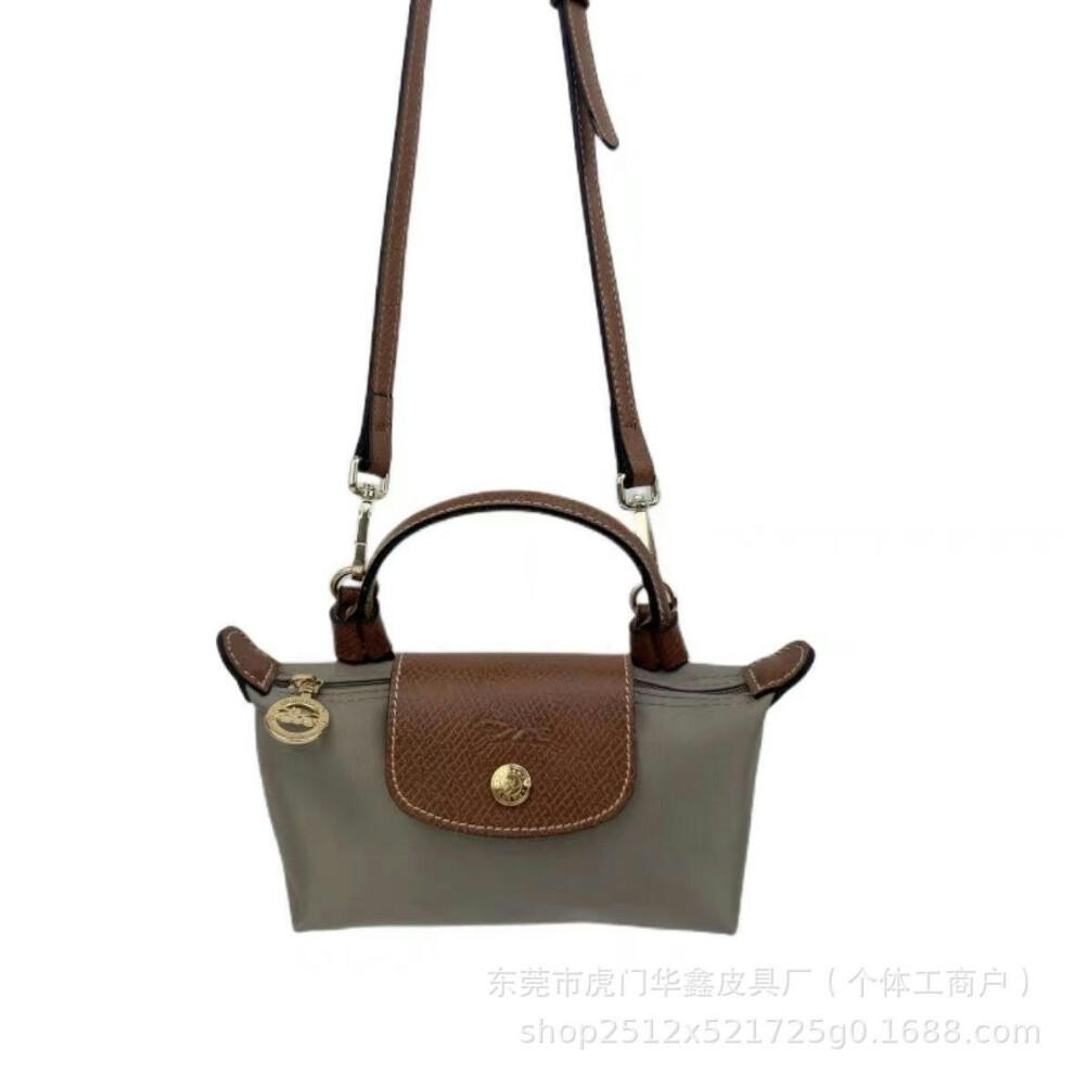 (Mini turtle dove ash, Single bag) Faron I In Mini Dumpling Bag Coin Mobile Phone Bag, Shoulder Oblique Span Handbag With Pores, Shoulder Straps Women