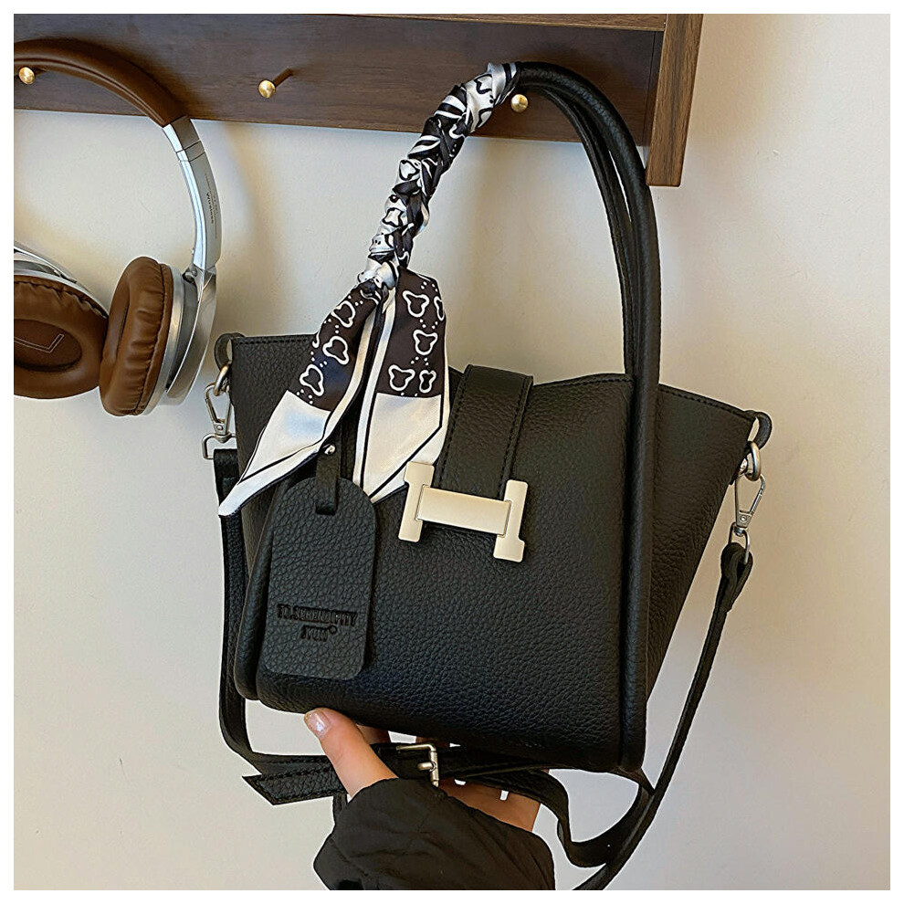 (black) Advanced Texture Niche Bag Female 2024 New Tide Spring And Summer Versatile Mesengers Handbag Bag Bag Bag Bags