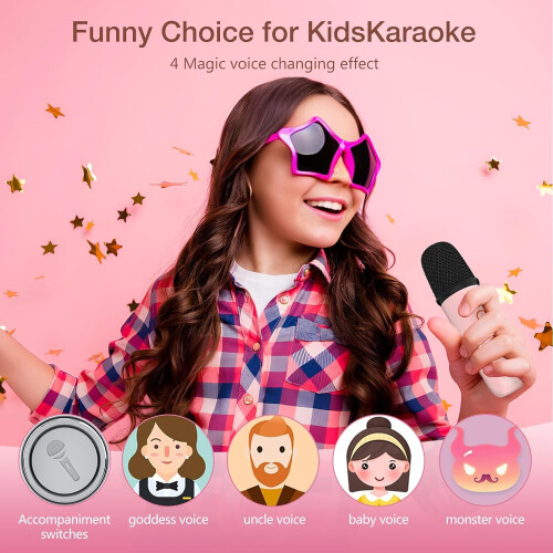 Machine Karaoké pour enfants avec 2 microphones 1