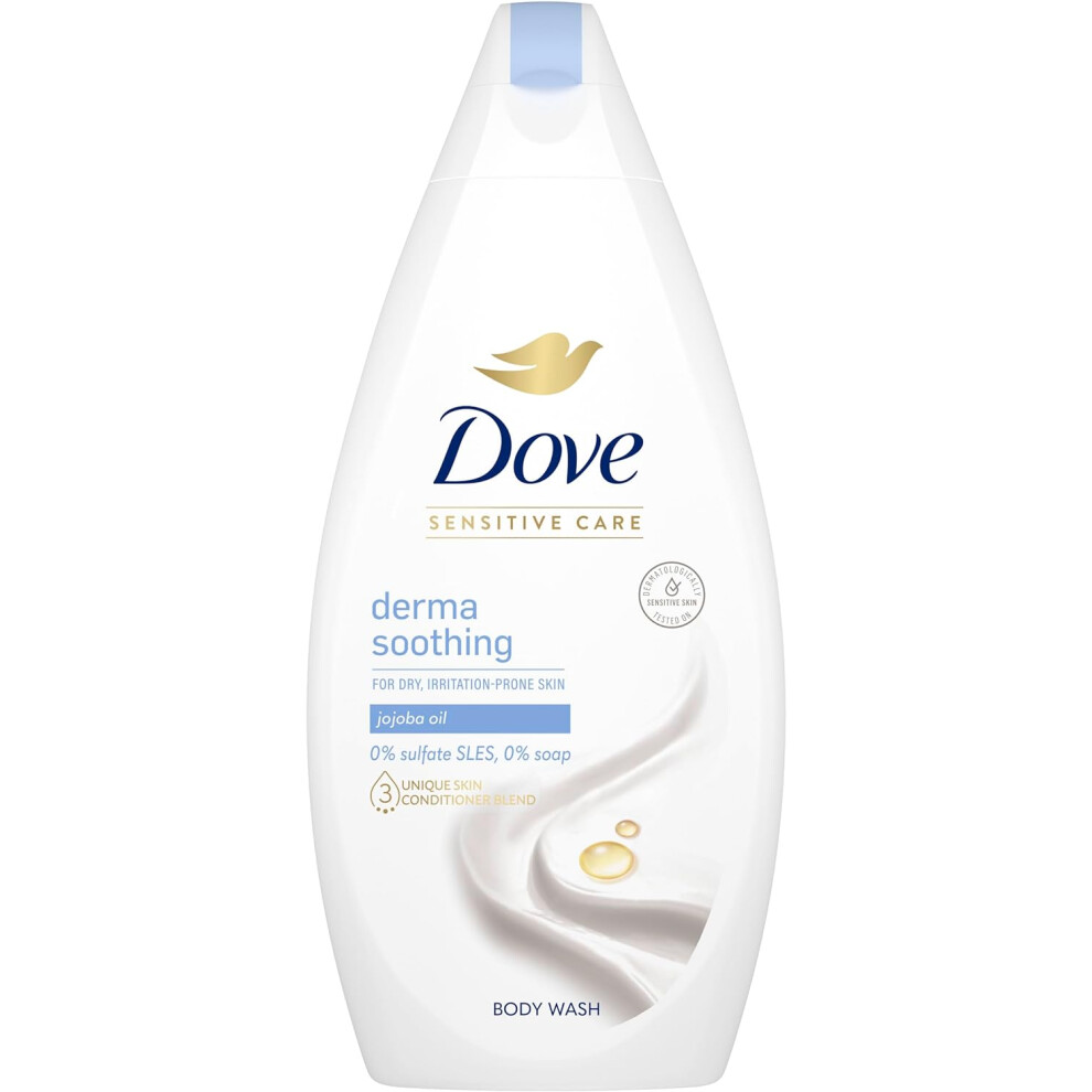 Dove Soothing Care Body Wash with jojoba oil for dry and sensitive skin 450 ml