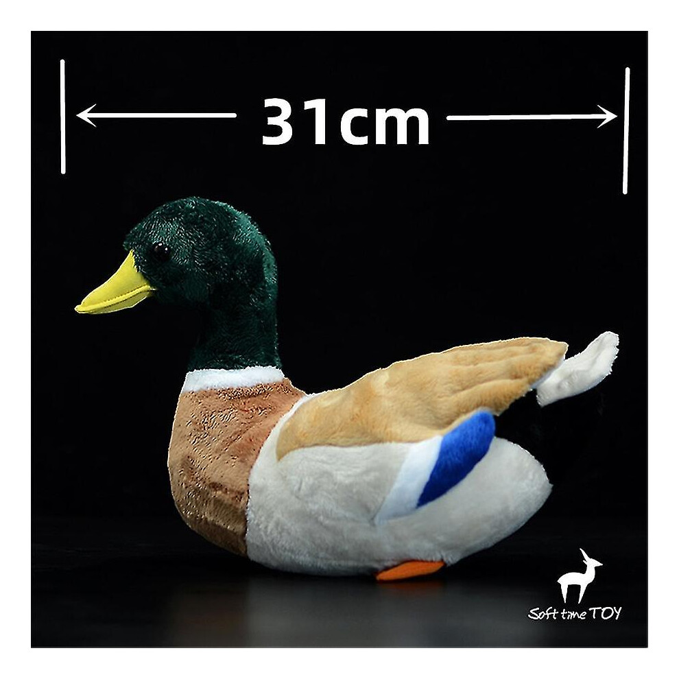 Mallard Duck High Fidelity Anime Cute Plushie Wild Duck Plush Toys Lifelike Animals Simulation Stuffed Doll Kawai Toy Gifts For